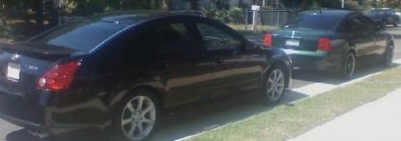 new whip meets ol' whip

08 maxima vs. 00 vw passat