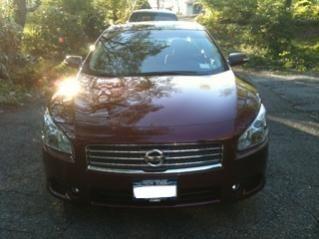 my maxima in my driveway