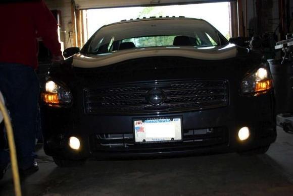 Before installation. Stock Halogens.