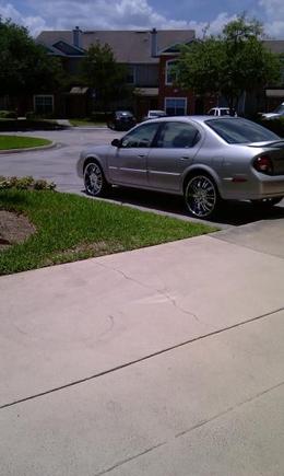 2009 Infiniti M35 Chrome Paint job... 22inch by 8.5 Chrome