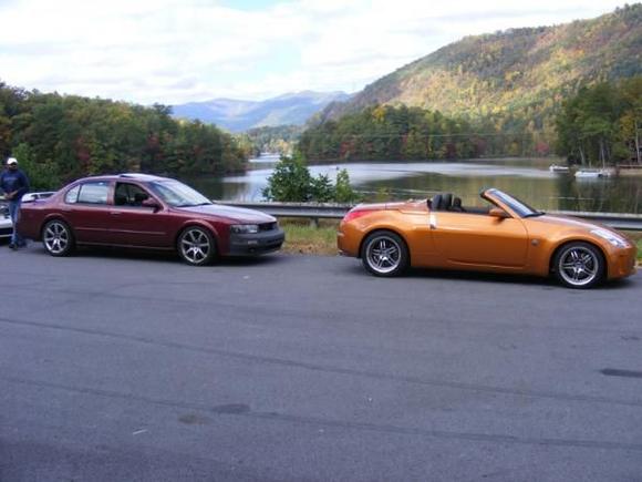 Cruise through the dragon, Z roadster and the Ruby.