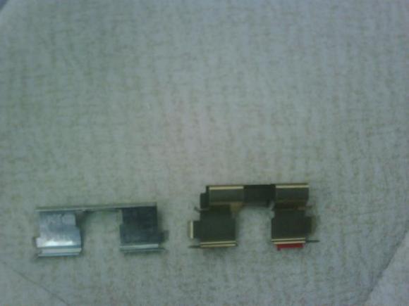 4th Gen vs 5th Gen Rear Brake Hardware.
