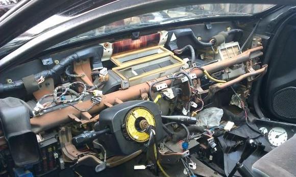 Complete interior swap. From Black cloth to Tan Leather.