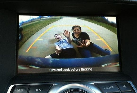 backup camera fun