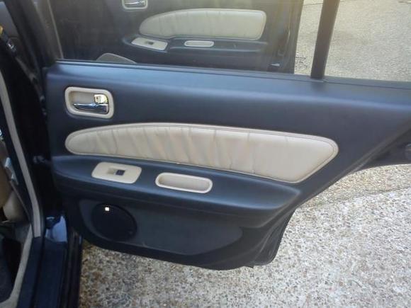 back doors with 4" components in the door