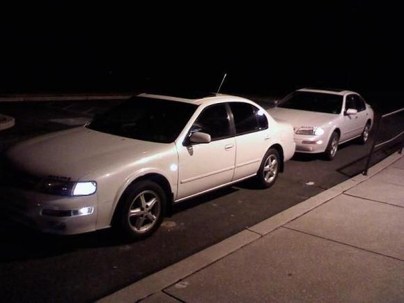My pearl 99 and my buddys pearl 96.