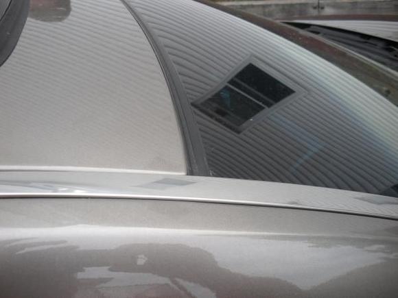 it needed to be buffed out since the chrome strip was all dull and looked like the paint
