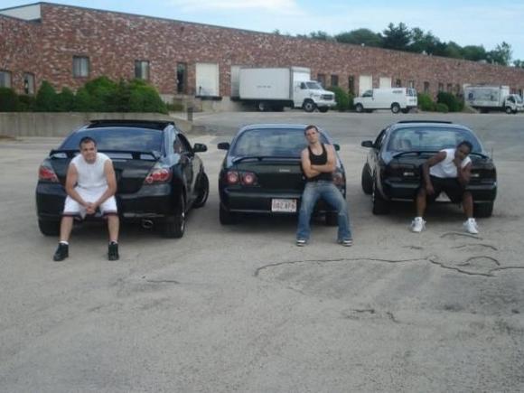 me and my friends. and yeah the scion is turbocharged. we did it ourselves.