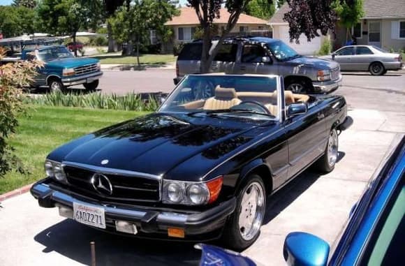 front view 560sl
