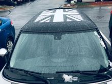 Moon roof across the whole top of car and if interested in learning more about engine I'd found let me know and I'll give you mechanics info 