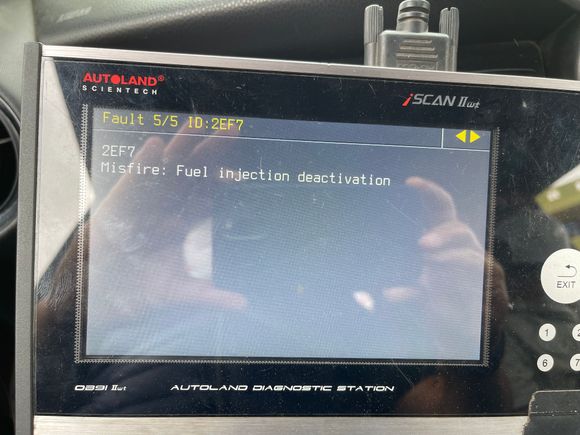 After switching the ignition coils and spark plugs