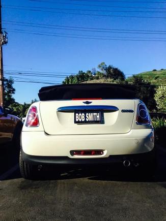 Pepper White MINI Convertible