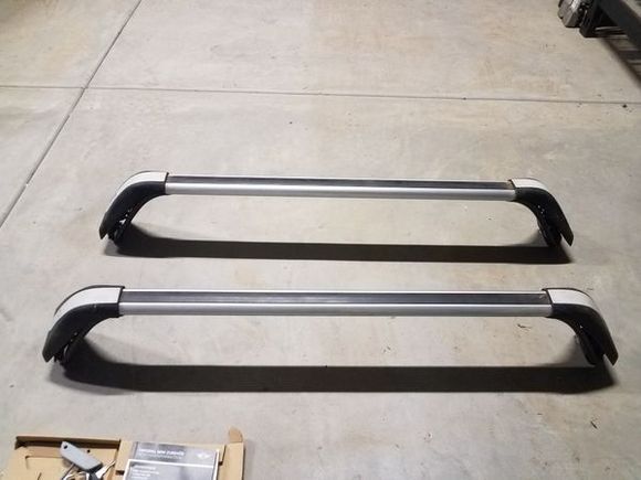 Essentially new. I don't recall if we ever actually used them as they have been sitting in the garage for some time now