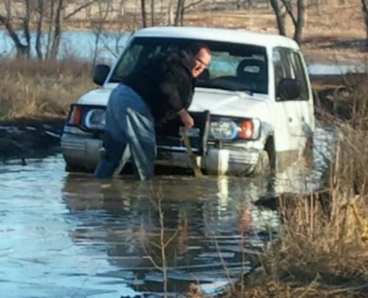 That water was cold