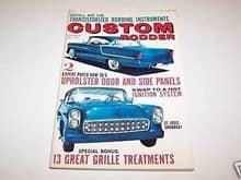 My Dad's 1955 chevy on cover of 1962 custom rodder, He would like to find it now ??? HE last saw chevy back in 1970's