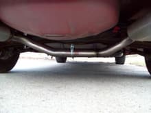 Stainless exhaust installed