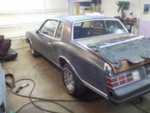 Old tint removed