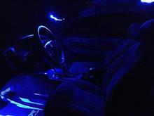 Brightest Blue Lit Interior?