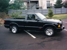 1994 S10 SS My first SS after I got her back from the body shop.  Bounced her off a few trees.