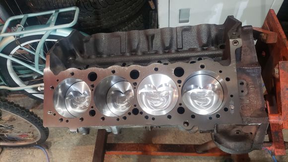 new KB pistons .030 over. 