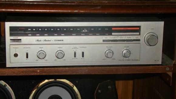 my 40 year old stereo. hey it has enough power to rattle the windows with my audiobahn 10 :P