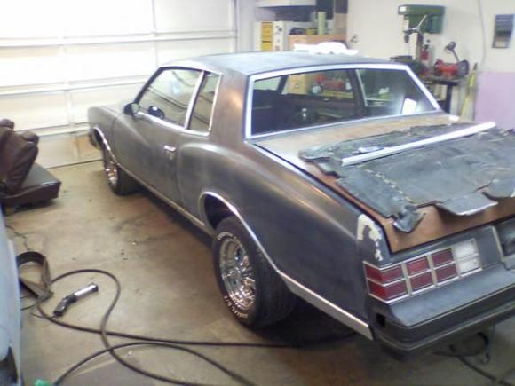 Old tint removed