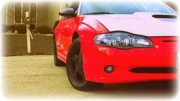 Right before I painted the wheels black...photoshopped to see how it would look.