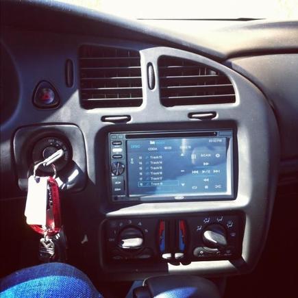 7"inch monitor I had installed Navi/DVD/Rearveiw camera/USB and couple other features.