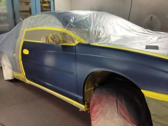 The latest round of re-painting!