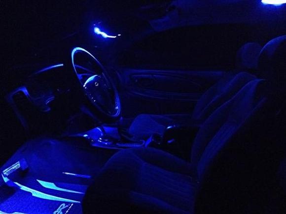 Brightest Blue Lit Interior?