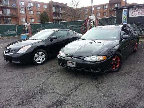 me and the gf car
