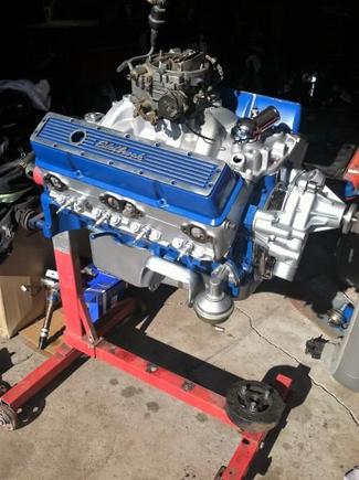 Engine ready to install