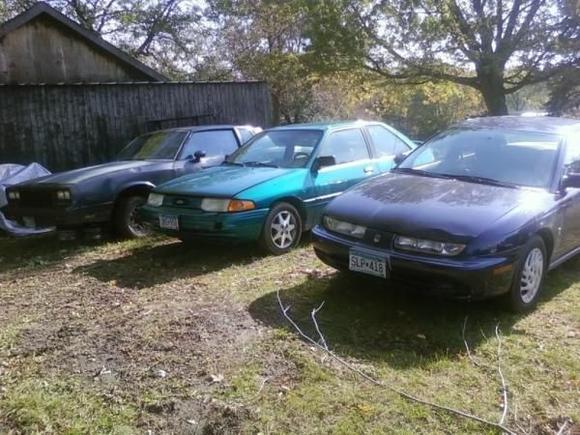 MY 85 monte,94 escorts(dead) and 99 sl2