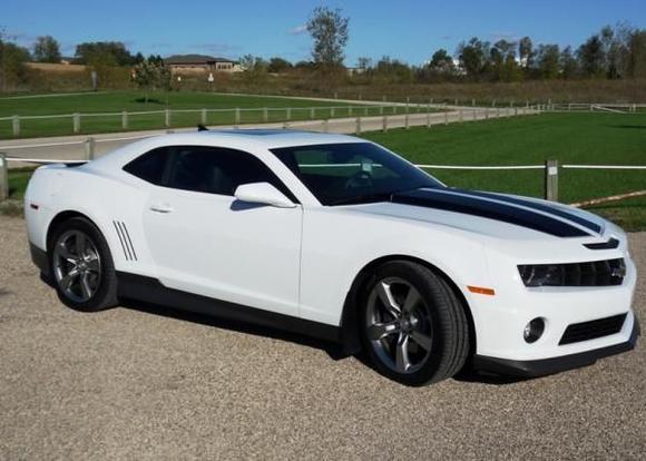 I did it.  I traded in my '07 Monte SS for this beauty...

She's a fully loaded, 2011 Camaro 2SS and I call her "Domino".