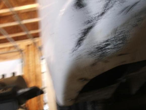 The Dent from the underside, those darn hicks with steel toe boots