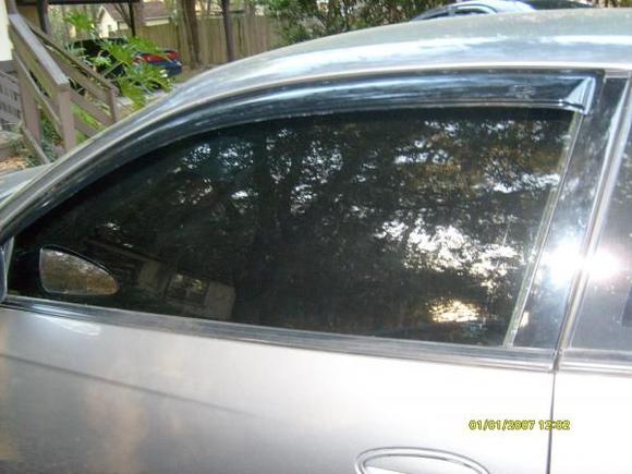 picks of claudia with left vent visor on