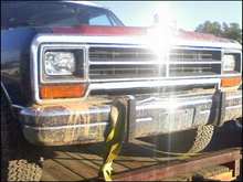 haulin the 90 Ramcharger back from the Local OHV trails
