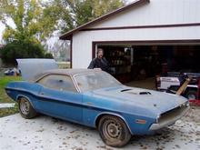 Dodge  Hemi Challenger 44,000 miles, Bought it at an estate auction for $1,350.