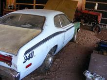 the guy that had it before me had it all ready for the road 12yrs ago after he rebuilt the motor then i guess lost it and ruined the fender and sharktooth grill it had in it.