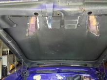 Supports were cut for clerance and weight reduction