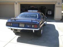 Blue 1971 Rear
