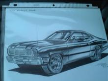 Drawling of my 73' Duster