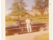 My great-uncle Don and his 1958 Impala. I have it on good authority that this car had a bunch of upgrades done to it and all of them expensive.