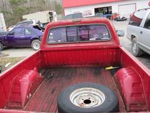 Rear shot of the bed