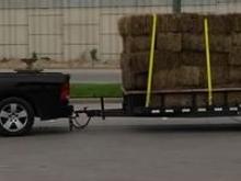 Hemi hauling 80-90 lb Square hay Bales, 120 squares!