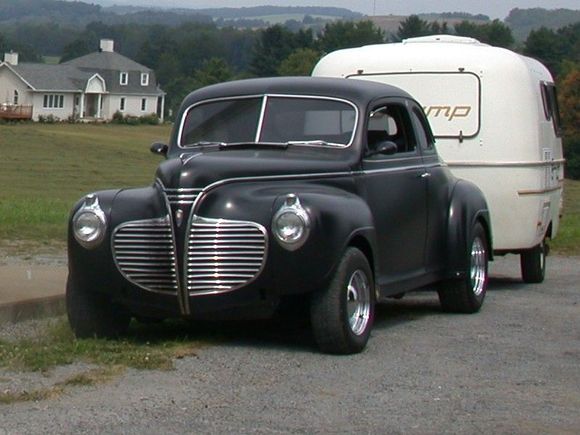 This is my 41 plymouth Grill
