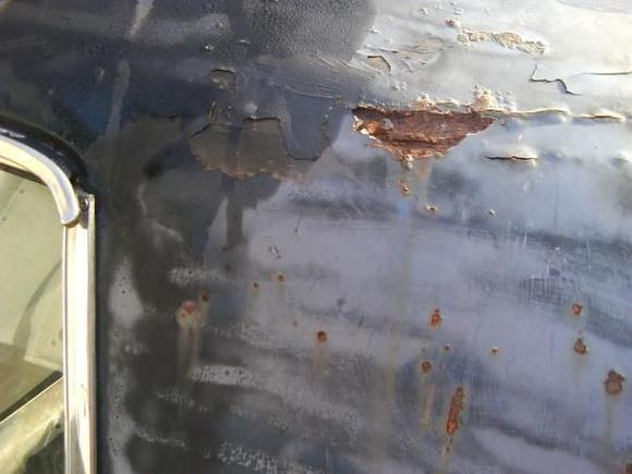 Driver upper quarter panel/rool (sail panel)