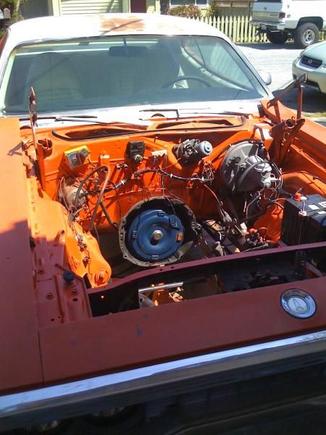 april 2009. Before putting the motor in.