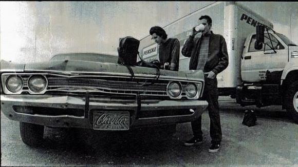 69 Fury from many years ago. Bought it with the big dent in front