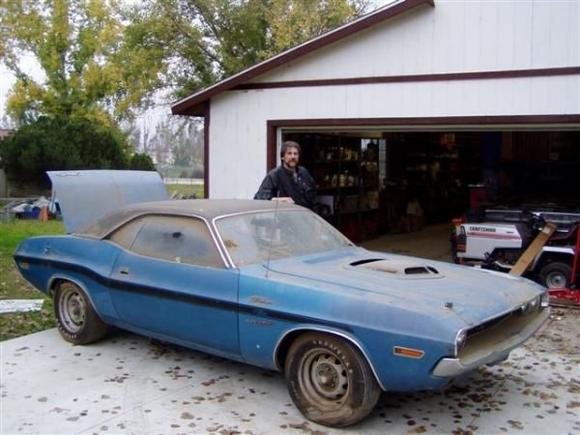 Dodge  Hemi Challenger 44,000 miles, Bought it at an estate auction for $1,350.